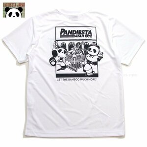 新品 パンディエスタ 白XXL 速乾ドライＴシャツ 2xl 3l マーケットパンダ半袖t パック入り PANDIESTA 吸汗速乾メンズt カットソー 554871