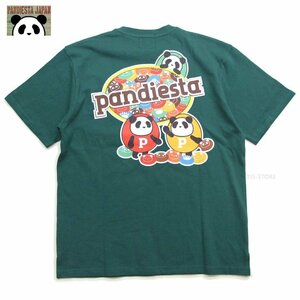 新品 パンディエスタ ポケットTシャツ 緑M スイーツ パンダ半袖t メンズTシャツ カットソー PANDIESTA 554350 新着