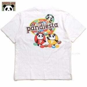 新品 パンディエスタ ポケットTシャツ 白L スイーツ パンダ半袖t メンズTシャツ カットソー PANDIESTA 554350 新着