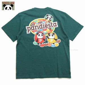 新品 パンディエスタ ポケットTシャツ 緑L スイーツ パンダ半袖t メンズTシャツ カットソー PANDIESTA 554350 新着