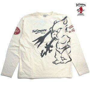 新品 テッドマン ロングTシャツ 白46 2xl 3l TEDMAN エフ商会 ビッグテッドマン 337 メンズロンt カットソー