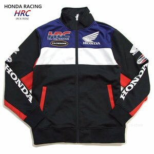 新品 HONDA HRC ジャージ 黒XL ホンダ メンズジャージ 正規ライセンス品 JACKROSEコラボ 豪華刺繍 新着 レーシングチームジャージ 533502