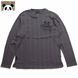 SALE セール 新品 パンディエスタ サーマルロンT グレイM 熊猫ロンT メンズロンt PANDIESTA パンダロングTシャツ 592217 新着