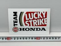 111 〓 当時物　ラッキーストライク　ホンダ　ステッカー　TEAM LUCKY STRIKE HONDA_画像1