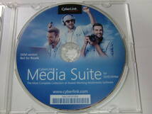 中古動作品　「CyberLink Media Suite for DVD-Writer」(「POWER DVD」等、３ソフト収納)　　送料140円_画像1