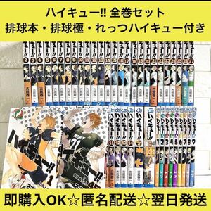 【匿名&送料無料】ハイキュー!! 排球 漫画 古舘春一 1～45巻 全巻セット