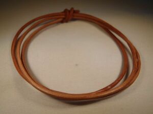 1* fixed form 84 jpy ~[ leather string NBR( natural Brown )~ diameter 1.5mm× length 100cm] original leather leather cord *