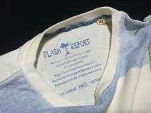 ★オシャレなデザイン! FLASH REPORT フラッシュ リポート Ｔシャツ★サーフ サーファー サマー ビーチ 海水浴 アウトドア フェス_画像3