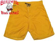 ★凄くオシャレ! バードウェル BIRDWELL サーフパンツ ★クリーニング済み トランクス サーフショーツ 水着 短パン 半ズボン_画像1