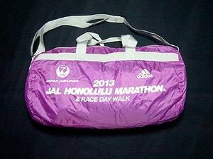 * Runner. person . certainly! adidas Adidas Honolulu marathon 2013 bag * Ran running marathon jo silver g