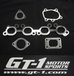 GT-1モータースポーツ製　エキマニ交換時に！タービンエキマニ周辺ガスケットフルSET　日産　180SX　RPS13　SR20DET