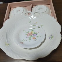 MITANI JAPAN 皿 セット 大皿1枚 小皿5枚 Chame 花柄 _画像1