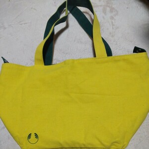  The Body Shop большая сумка эко-сумка двусторонний бежевый зеленый желтый 