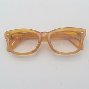 ◎眼鏡 鼈甲 べっ甲風 /K18 750 約50.2g/ アクセサリー メガネ◎KR