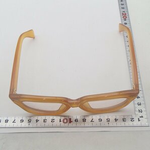 ◎眼鏡 鼈甲 べっ甲風 /K18 750 約50.2g/ アクセサリー メガネ◎KRの画像2