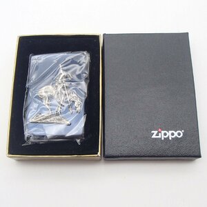 ◎ZIPPO ジッポ 槍を持った馬上のインディアン　メダル　2001年製 / その他 ガスライター 喫煙具 喫煙グッズ 着火未確認◎MM