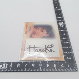 * card / Ayase Haruka / autograph card /Collection Card Assortment/2001 year /HARUKA AYASE/25th/ woman super *KMH