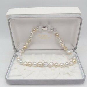 * pearl necklace multicolor /silver approximately 65g circle sphere 11.1./ pearl accessory *KK