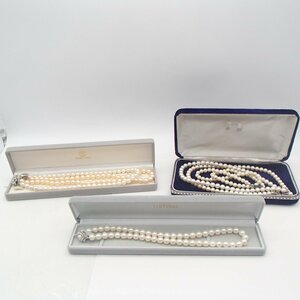 * pearl necklace summarize / silver approximately 180.8g / pearl accessory *NN