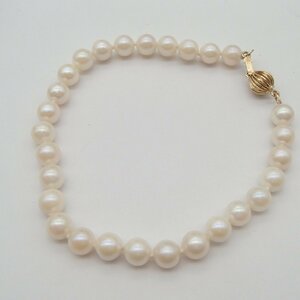 * pearl bracele /14K approximately 12.3g circle sphere 5.5./ pearl accessory *KT