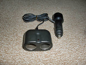  postage 220 jpy possible! chigar lighter socket power supply 2 ream USED