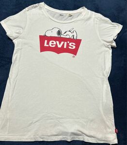 リーバイス　スヌーピ　コラボ　L 半袖Tシャツ