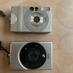 【2個セット】Canon キヤノン IXYシリーズ①デジカメ PC1001②フィルムカメラ APS コンパクト