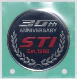 【残り僅か】STI オーナメント リア 30th 【ST91053VV280】 スバル STI30周年記念オーナメント