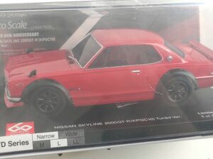 新品 京商 ミニッツASC スカイライン2000GT-R チューンド・バージョン レッド 60周年記念仕様 E59x