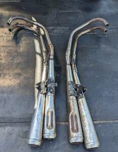 * Honda CB750 series?CB550Four? CB350Four? muffler Junk for 1 vehicle set SANKEI 2043 HONDA