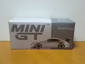 ★MINI GT 1/64　Nissan Silvia Secret　日産 シルビア トップ シークレット　　シルバー　　545★