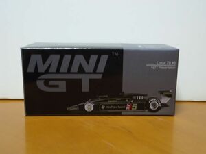 ★MINI GT 1/64　Lotus　　ロータス 78　 #5　1977年 プレゼンテーション★