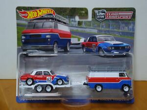 ★ホットウィール チームトランスポート '70 ROVER P6 GROUP 2　HW RALLY HAULER　ローバー P6 グループ 2　HW ラリーホーラー 未開封★