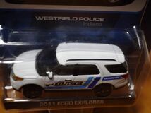 ★グリーンライト 1/64　HOT PURSUIT　 ウエストフィールド 警察 インディアナ州　2011 フォード エクスプローラー　未開封★_画像5