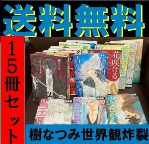 送料無料　樹 なつみ　15冊セット　ヴァムピール 全5巻 ヴァムピール特別編 全2巻　花咲ける青少年 1～6巻　獣王星 完全版　全3巻