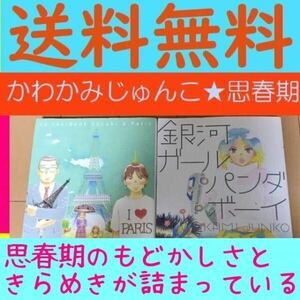 送料無料　2冊セット　かわかみじゅんこ　銀河ガールパンダボーイ　パリの鈴木家 思春期の男の子と 家族や友達の交流を描いたパリ物語