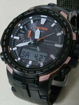 CASIO カシオ PRO TREK プロトレック PRW-6100Y 電波ソーラー カーボンファイバーベルト 中古_画像1