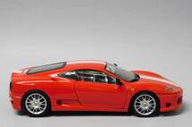 ホットウィール 1/18 フェラーリ 360 モデナ チャレンジ ストラダーレ Hotwheels Ferrari challenge stradale ミニカー モデルカー_画像4