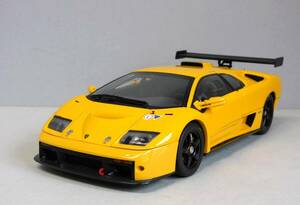 即決♪ オートアート 1/18 ランボルギーニ ディアブロ GTR（イエロー）AUTOart LAMBORGHINI DIABRO ミニカー モデルカー