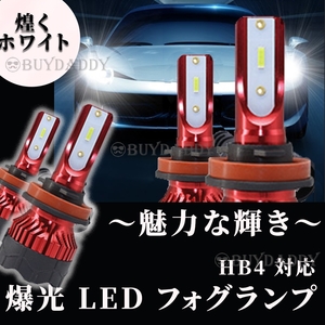 大人気 24000lm LED フォグランプ HB4 ホワイト ハイビーム 12v 24v フォグライト 送料無料 新品未使