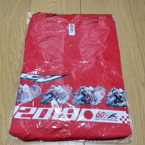 ▼ ホンダレーシング≪シャツ 1枚≫表記サイズ:L 60周年 2019 HONDA Racing ホンダ HRC
