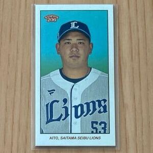 即決●2023 Topps 206 NPB #204 愛斗 /99枚限定 ミニカード 兎パラレル　西武ライオンズ　千葉 ロッテマリーンズ　武田愛斗