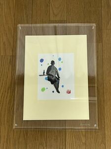 Art hand Auction 稀少 長友啓介の肉筆イラスト原画 ANA機内誌｢翼の王国｣に使用 グラフィックデザイナー イラストレーター アートディレクター K2 本物保証, プリペイドカード, テレホンカード, 芸術, アート