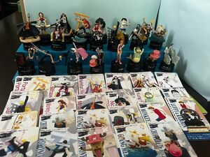 ワンピース　ONE PIECE フィギュア　1弾10種＋2弾11種　全21種 コンプリート　カード付　エース　ミホーク　ジュゴン 