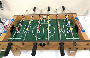 引き取り対応　ミニテーブルサッカー ボール1個 テーブルゲーム ポータブル 9対9 おもちゃ 640516015