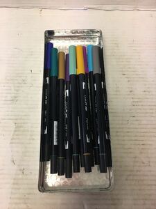 Art hand Auction 630409054 قلم فرشاة ألوان تومبو سلسلة ABT مجموعة مكونة من 11 قطعة أحمر أخضر أزرق فاتح رمادي إلخ. لوحة مانغا توضيحية كوبية, إدارة, خزن اللوازم, الأدوات المكتبية, آحرون