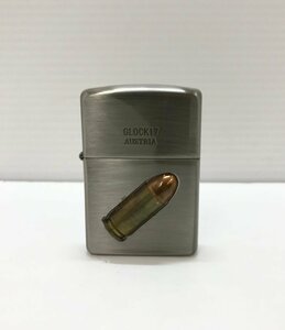 【rmm】 ZIPPO ジッポー GLOCK17 グロック17 弾丸 D・X 刻印 ジッポ 中古品 着火確認済み