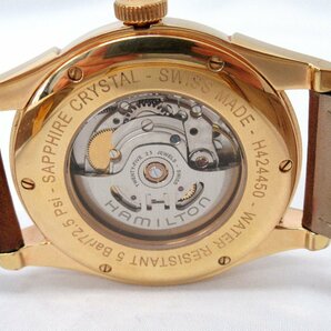 [fus] HAMILTON ハミルトン ジャズマスター H424450 メンズ 自動巻き 腕時計の画像10