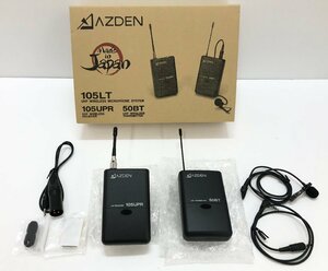 [rmm] beautiful goods AZDENatsuten wireless microphone 105LT 105UPR 50BT MADE IN JAPAN electrification has confirmed 