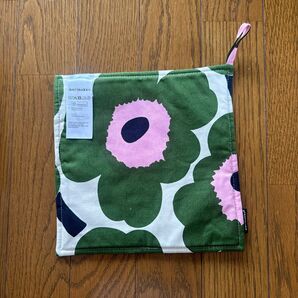 【未使用】マリメッコ marimekko ウニッコ柄 ポットホルダー 鍋つかみ